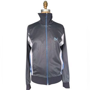Puma Vintage Technical Track Jacket with Fleece Lining Size S